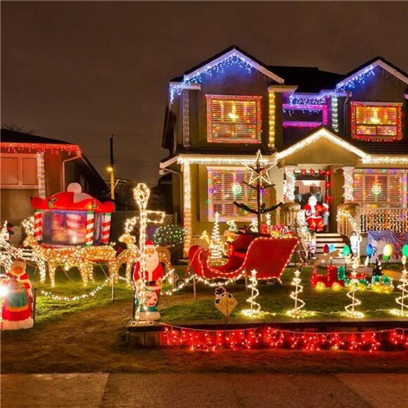 Color changing rope lights 99ft 300 led outdoor indoor waterproof string lights - Picture 6 of 7